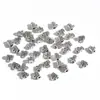 Cuentas Espaciadoras de Aleación de Plata Antigua Galvanizada Cilindro Decorativo para Colgar en Cinturón Pendientes Pulsera Collar Cadena de Teléfono Móvil Accesorios Hechos a Mano DIY