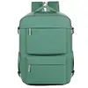 Mochila de negocios expandible hecha de tela Oxford, bolsa versátil para laptop con compartimento independiente multifuncional para zapatos, adecuada para viajes de negocios y de placer