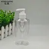 Botella de Loción Transparente para Mascotas 300Ml500Ml Champú Botella de Hombro Oblicuo Gel de Ducha Botella Vacía Botella de Desinfectante de Manos