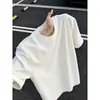 Camiseta Masculina de Verão Fina, Fresca e Respirável, Estilo Old Money, Malha com Textura de Linho, Manga Curta, Gola Redonda e Caimento Relaxado