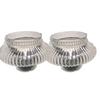Portavelas de Vidrio Nórdico de Doble Cabeza Cuidadosamente Seleccionados, Accesorios para Cena Romántica a la Luz de las Velas, Decoraciones para Pedida de Mano, Decoraciones de Mesa para el Hogar