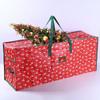 Bolsa de almacenamiento para árbol de Navidad Amazon Transfronterizo 7.5/9 pies Roja Pe Gran Capacidad Tejida Equipaje de Empaque Bolsa para Mudanza