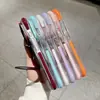 Aplicable para Funda de Teléfono Magnética de Cristal de Hielo para iPhone 18 Pro con Soporte Giratorio de 360 Grados, Cubierta Transparente a Prueba de Caídas en las Cuatro Esquinas para Apple 17
