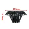 W790373-S900 adequado para clipe de fixação de suporte de isolamento frontal de carro Ford