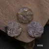 315-Cristal de Jade Ágata gema flores talladas diy hecho a mano hosta paso columpio pétalos accesorios de joyería