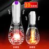 Taza de Avión Gigante de Choque Agradable Transparente Dispositivo de Masturbación para Entrenador Masculino Juguete Sexual para Adultos de Frecuencia Variable de 10 Velocidades