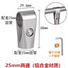 Conector de tubo de aço de 32 mm, tubo redondo galvanizado, conector de tubo de água, encaixes de três vias e quatro vias, corrimão, fixador de prateleira