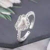 Anillo de Encaje con Forma de Corazón Estilo Coreano para Mujer, Anillo de Dedo Índice de Moda de Nicho de Gama Alta, Nuevo Modelo 2025, Anillo Abierto Ajustable