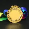 Medalhas de Metal Personalizadas para Jogos de Maratona Escolar, Medalhas de Ouro de Competição, Prêmios Honoríficos para Funcionários no Atacado, Prêmios Feitos Sob Medida