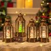 Cross-border nova decoração de Natal luminosa luz noturna neve lâmpada de vento bola de cristal criativo enfeites de presente de Natal
