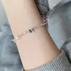Pulsera de Plata con Lazo Tridimensional y Perlas para Mujer, Joyería de Diseño de Lujo Ligero de Nicho al por Mayor para Niñas