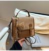 Mochila Fosca Retrô para Mulheres, Design de Nicho Fashionável, Novo Estilo 2026, Bolsa Escolar Casual Street Style, Bolsa Transversal de Viagem