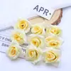 Horquilla Artificial de Rosa Estilo Europeo Diadema de Flores Accesorios Flor de Seda Decoración para el Cabello Flor de Peonía Rosa en Stock Venta al por Mayor