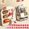 Porta-Canetas de Parede Caixa de Armazenamento de Material Escolar Tubo de Caneta para Mesa de Aluno do Ensino Fundamental Porta-Canetas Multifuncional para Mesa de Escritório