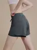 Pantalones Cortos Deportivos de Verano para Mujer, Seda Helada de Secado Rápido, Talla Grande de Corte Holgado, Pantalones Cortos para Correr y Fitness, Pantalones de Yoga Anti-Vergüenza para Uso al Aire Libre