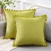 Almofada Decorativa Veludo Holandês Formato de Bola Nordic Light Luxury Sala de Estar Capa de Almofada para Sofá Almofada Lombar Cabeceira de Cama 45X45cm