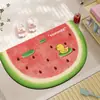 Alfombra de Piso para Baño de Dibujos Animados, Absorbente de Agua, Secado Rápido, Alfombra de Piso de Barro Diatomeas, Resistente al Desgaste para Entrada de Baño del Hogar, Resistente a la Suciedad, Antideslizante