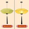 Lámparas Clásicas de Loto Hojas de Loto Linterna China Nueva Restaurante de Hot Pot Boda Tela OVNI Boda Camino Candelabro