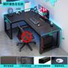 Mesa de e-sports para casa, mesa multifuncional em forma de L para escritório, mesa de canto para escrita e cadeira, combinação de mesa de canto para computador