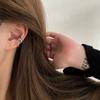 Estilo Minimalista e Cool U-Shaped Ear Cuff Liso com Design de Argola Simples, Clipe de Orelha Versátil para Orelhas Não Perfuradas, Novo Estilo Tendência para Mulheres