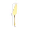 Cuchillo para pastel de acero inoxidable transfronterizo, pala para pizza al por mayor, cuchillo de postre de fruta de 2 piezas, cuchillo para pan, pala para pastel de bodas