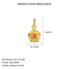 Fornecimento Exclusivo Transfronteiriço de Pingente de Prata Esterlina S925 Pedra de Nascimento de Dezembro, Pingente de Zircônia Colorida Inlaid de Luxo Leve Europeu e Americano, Acessórios Femininos