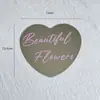 Nuevo Producto para el Festival Qixi Cesta de Flores de Mano en Forma de Corazón Tejida a Mano Creativa con Forma Irregular Cesta de Regalo Floral Cesta de Frutas