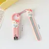 Cortauñas de gatito lindo de dibujos animados Lima de uñas portátil Set de cortauñas Estilo girly Removedor de cutículas Tijeras de uñas portátiles
