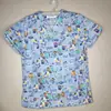 Ropa estampada multicolor para lavar a mano para hombres y mujeres, batas quirúrgicas de manga corta, ropa interior para personal médico, uniformes de enfermería de comercio exterior