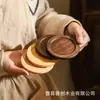 Mats de Aislamiento Térmico de Madera al por Mayor para el Té de la Tarde en Casa, Posavasos de Madera Maciza Antiescaldaduras, Posavasos Decorativos para Tazas de Café de Escritorio
