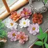 Deusa da Lua Dália Cabeça Flor Falsa Buquê Parede de Flores de Rosa Flores Artificiais Estilo INS Fabricante Decoração de Casa Casamento