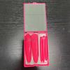 Portátil Box Cosmético Brush terno com espelho multifuncional pó escova Blush escova 5 Mirror Box ferramentas de beleza