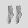 Meias de comércio exterior meias masculinas de cano médio meias esportivas pretas e brancas meias de cor sólida meias de casal meias de Zhuji meias femininas