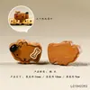 Madera de Durazno Cachorro Giratorio Comiendo Huesos Accesorios DIY Cuerda de Mano Tejida a Mano Wenwan Cuentas de Buda Accesorios para Pulsera Colgante