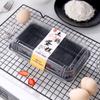 Caja de Empaque para Pastel de Pollo a la Antigua Caja para Pastelería China Postre Base Negra Caja de Empaque Caja Rectangular para Pan Horneado