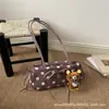 Bolso de Hombro con Lunares y Lazo Estilo Coreano para Mujer 2026 Nuevo Bolso Baguette Retro Bolso de Mano para Hombro de Otoño