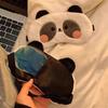 Máscara de Ojos Panda Explosiva para Dormir, Sombreado para Dormir, Compresa Fría para Dormir, Compresa Caliente, Ajustable, Transpirable, Ins, Celebridad de Internet, Aliviar la Fatiga Visual
