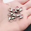 Acero Inoxidable Chapado en Plata Cabeza de Broche de Langosta Cadena de Cola de Pulsera Conector Hebilla Accesorios para Joyería Hechos a Mano DIY Materiales