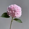 Flor de Hortensia Retro 3D de Rama Única de Alta Calidad Decoración del Hogar Fotografía de Bodas Diseño de Paisajismo Arreglo Floral de Hotel Flor Artificial Venta al por Mayor