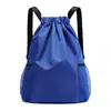 Mochila con Cordón Resistente al Agua, Bolsa con Cordón de Baloncesto, Logo Personalizable, Bolsillos Laterales, Gran Capacidad, Bolsa para Eventos y Entrenamiento