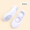 Sapatos de Dança Infantil com Cadarço Grátis Feminino Branco Solado Macio Sapatos de Prática Bolsa para Meninas Ballet Dança Chinesa Sapatos de Dança