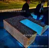 Banqueta de Concreto Translúcido de Alto Desempenho em Fibra de Vidro Jardim Externo Grc Tyco Pedra Árvore Piscina Criativa Assento Uhpc