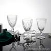 Novo Padrão Vertical com Taça de Vinho Tinto Phnom Penh Diamantada em Relevo com Base Copo de Suco Casamento Festa Taça de Vinho