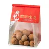 Nova bolsa de pão estilo chinês com fecho de arame, bolsa de cozimento para pão, pão de forma fatiado, croissants, biscoitos e bolsa de embalagem para pão