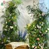 Jardim de Monet ins Paisagem Combinação Flor Cachoeira Parede Arte Floral Beleza Janela Café Exterior Cartão de Canto Celebridade Cibernética