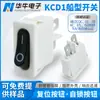 Interruptor CQC Branco em Forma de Barco Kcd1 2 Pinos 2 Velocidades Preto Fosco Rocker Sem Luz KC Soquete Certificado Coreano