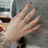 Colección de Anillos de Lujo S925 Plata Esterlina con Diamante de Alto Carbono con Círculo Completo de Diamantes, Adecuado para que las Socialités lo Usen Apilados, Presentando Diamantes Amarillo Huevo de Paloma para Atraer Riqueza