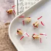 Resina Estilo Chinês Vintage Peixe Koi 3D e Peixe Dourado Termoencolhível DIY Pingente de Joia Artesanal Acessórios Contas
