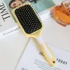 Novo pente massageador airbag elástico pente de placa grande pente para cabelo liso estudante costelas encaracoladas pente salão de beleza maquiagem pente de curva grande
