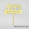 Inserts para Bolo de Aniversário de Celebridade da Internet em Acrílico Decoração Espelhada Refletiva Cartão em Inglês para o Dia das Mães